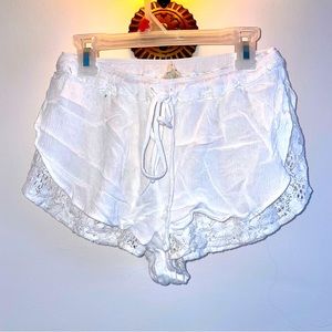 Pacsun LA Hearts Flowy Sheer Lace Shorts